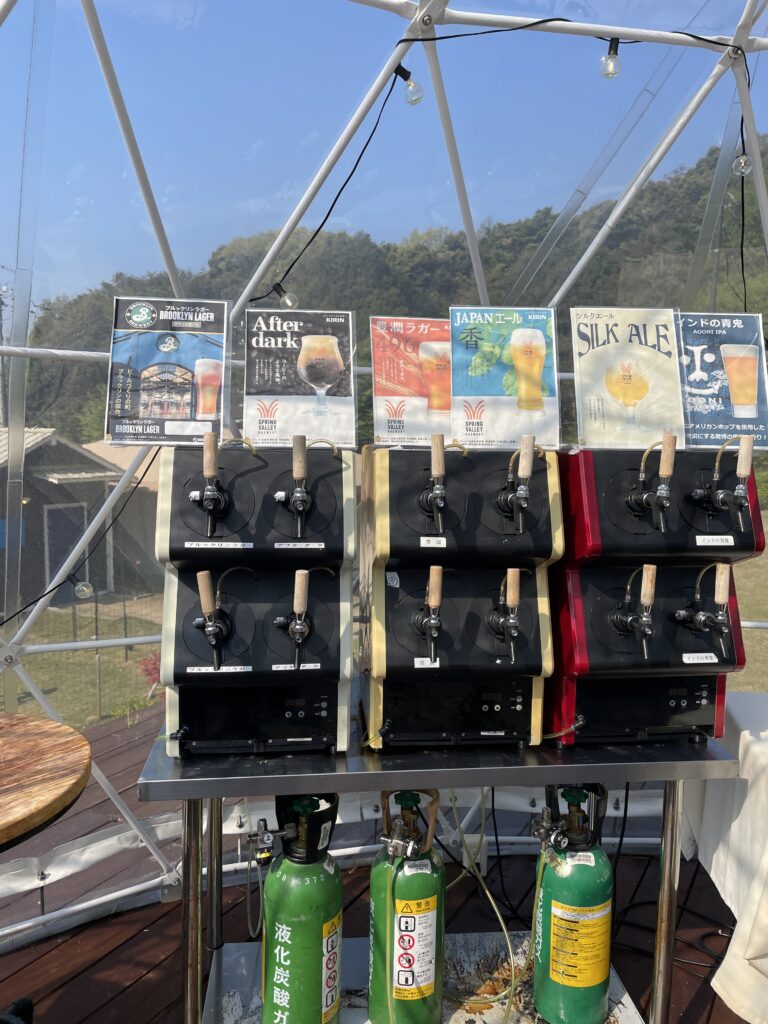 ドッグリゾートhaijmeにあるドリンクバー。